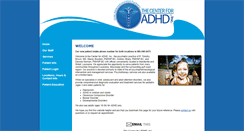 Desktop Screenshot of centerforadhd.com